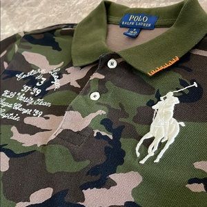 Kids Camo Ralph Lauren Polo